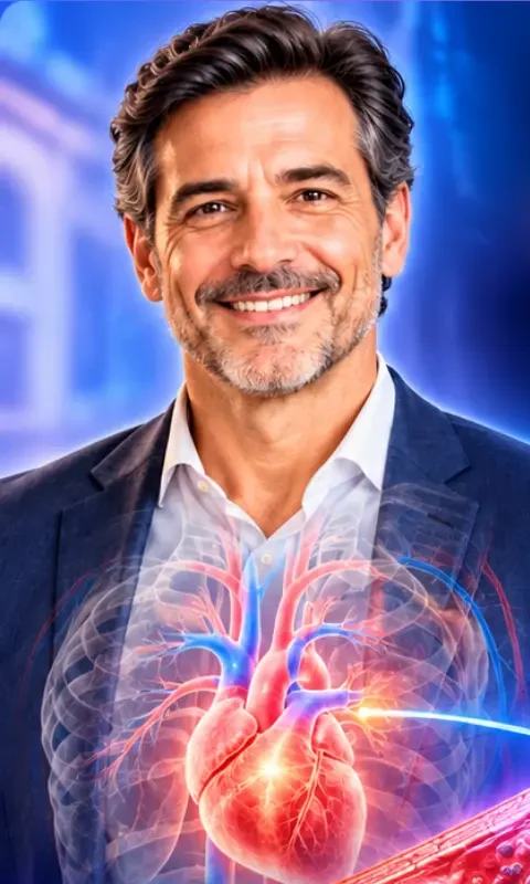 Retrato do Dr. Marcelo Rosauro, cardiologista