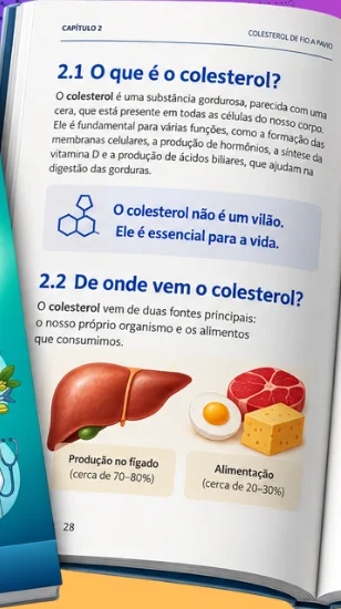 Página 28 do livro: O que é o colesterol?